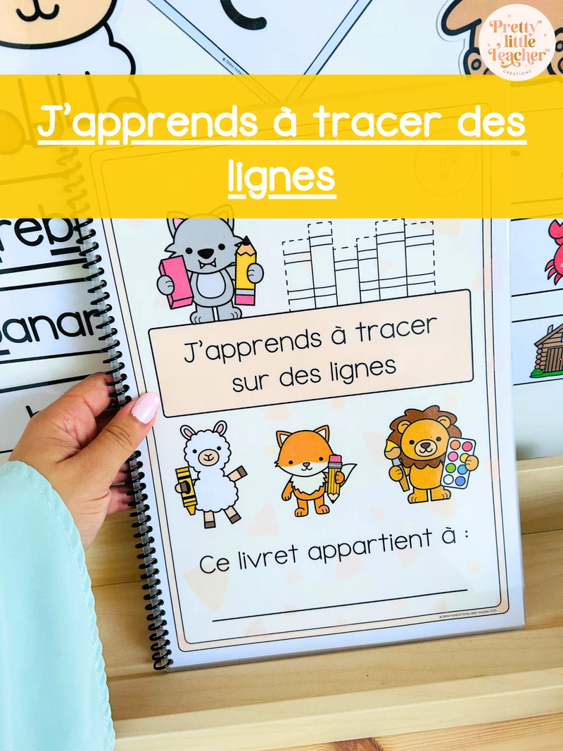 J'apprends à tracer sur des lignes