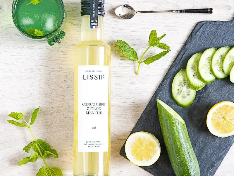 2 sirops artisanaux de 25 cl et 1 coffret découverte (3 x 10 cl)