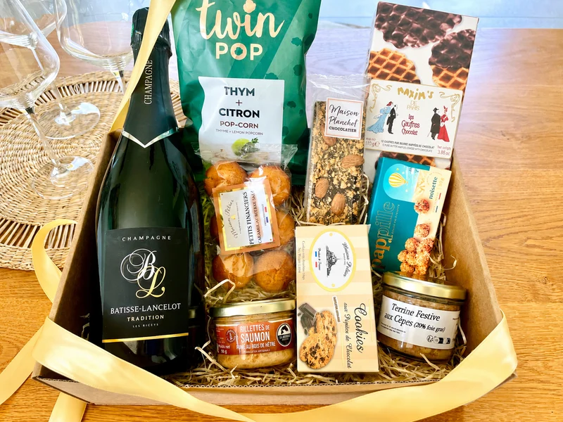 COFFRET D'EXCEPTION : CHAMPAGNE & METS