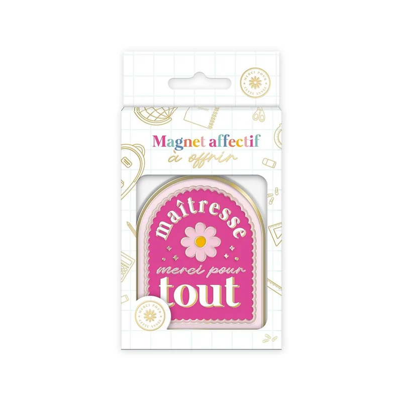 Magnet "Maîtresse merci pour tout"