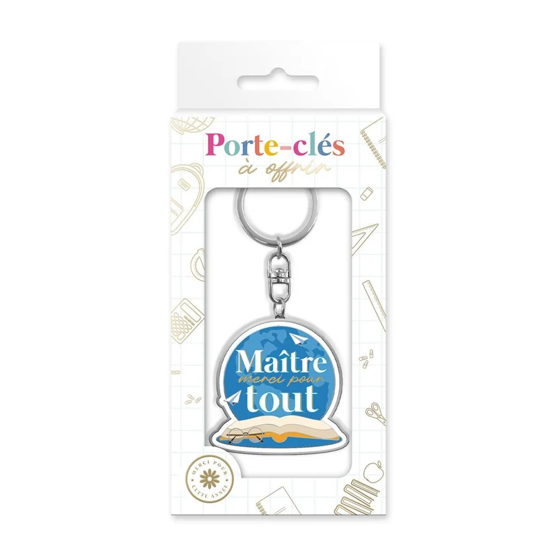 Porte-clés "Maître merci pour tout "