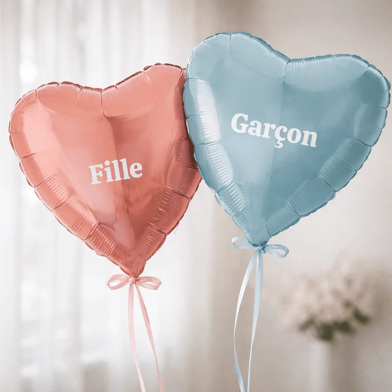 Ballon hélium annonce sexe gender reveal garçon / fille