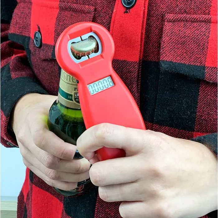 Décapsuleur compteur de bières rouge