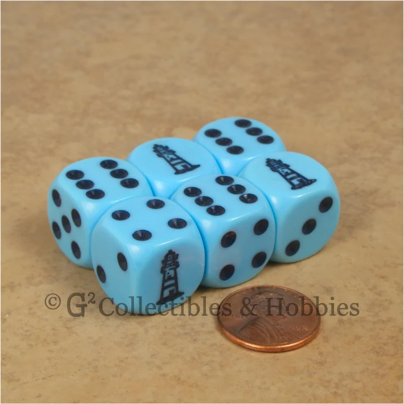 Lighthouse Dice - Set of 6