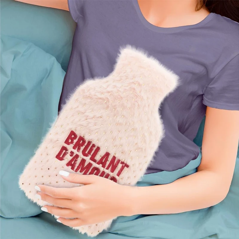 Bouillotte douce "brulant d'amour"