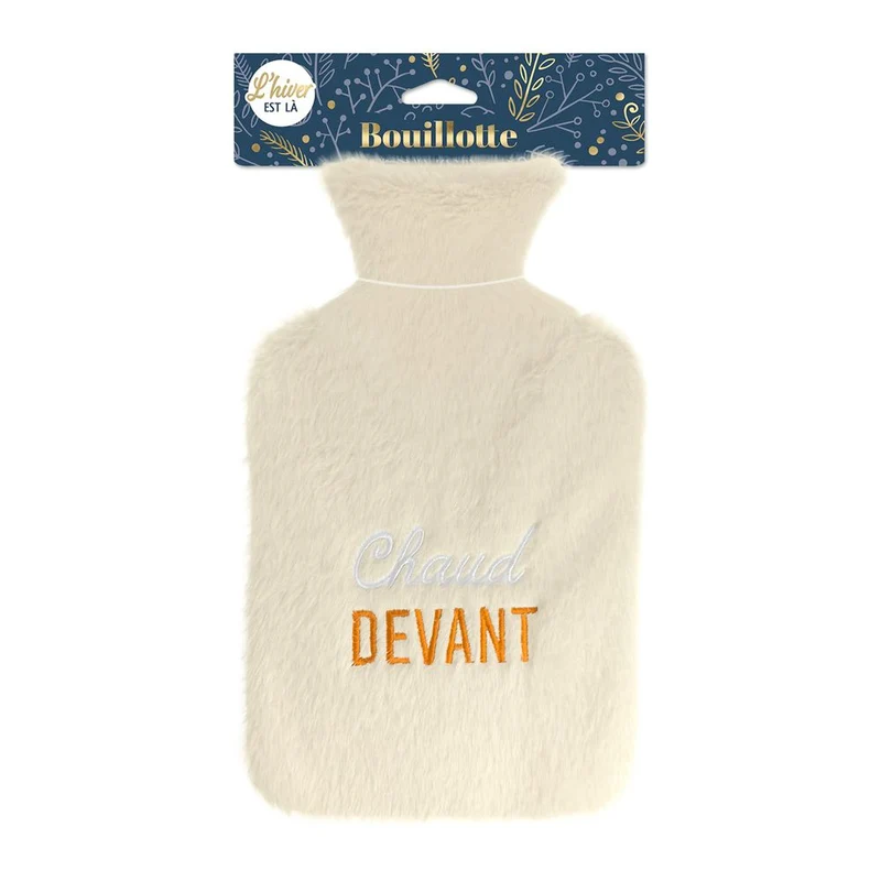 Bouillotte douce "Chaud devant"