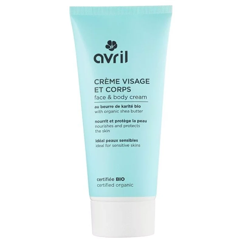 Crème visage et corps Avril 200ml - Certifié bio