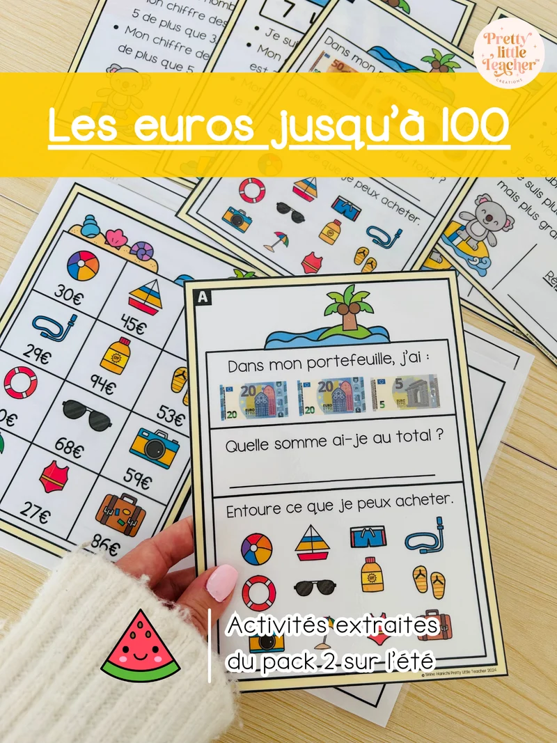 Les euros jusqu'à 100