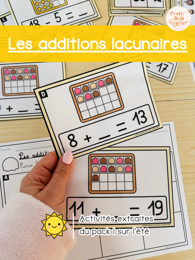 Les additions lacunaires jusqu'à 20
