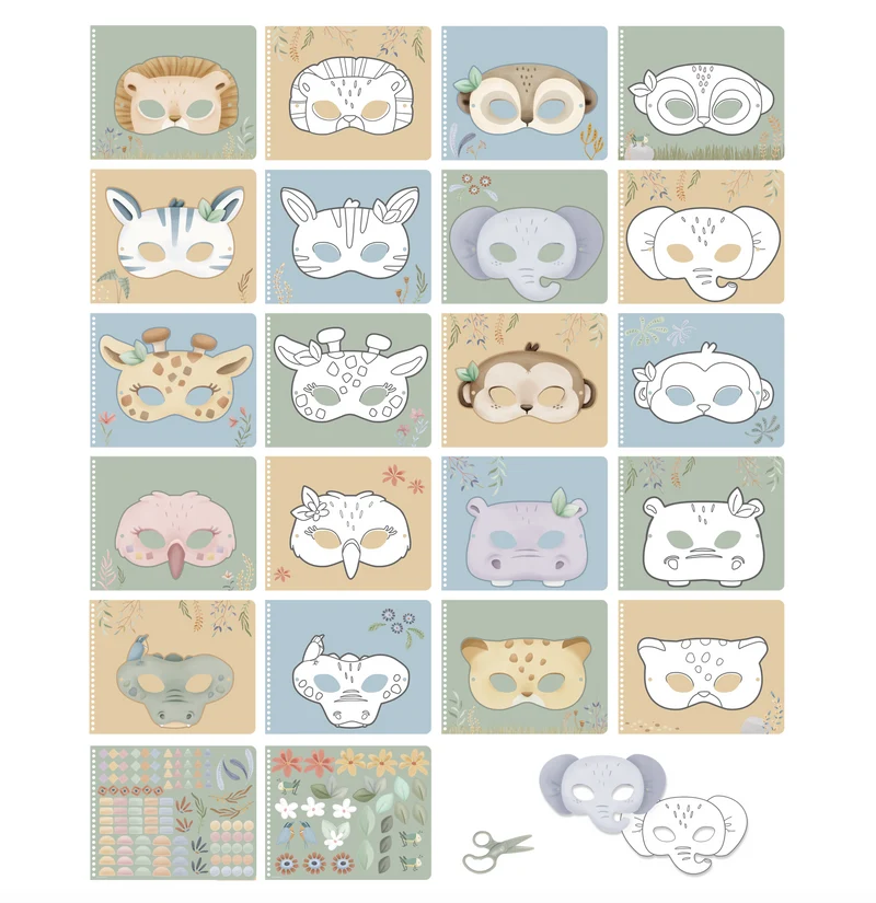 Livre de découpage | Safari Friends