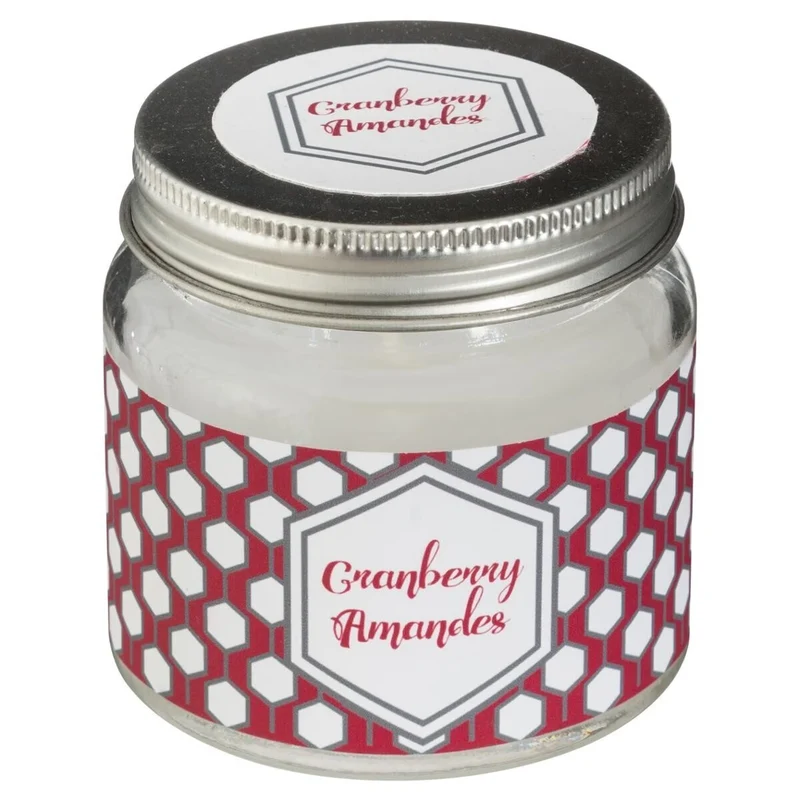 Bougie parfumée au cranberry et amande