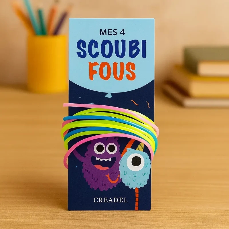 Lot de 4 scoubidous