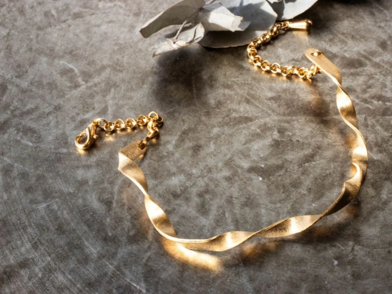Bracelet jonc torsade