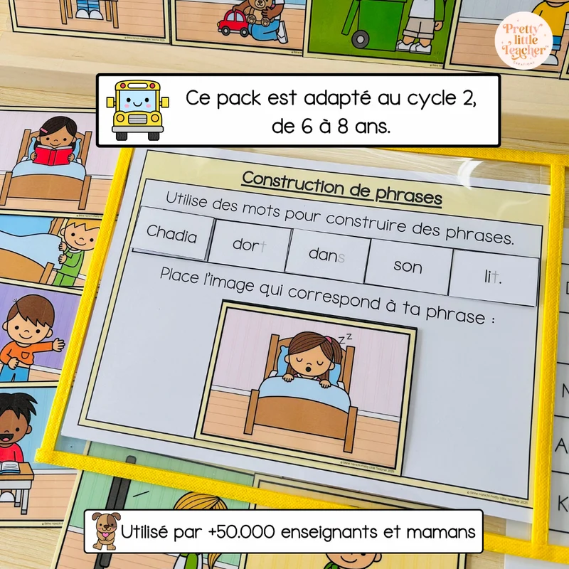 Pack 2 Français sur l'école