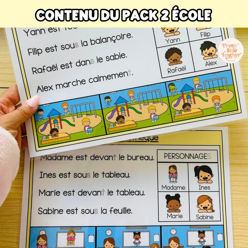 Pack 2 Français sur l'école