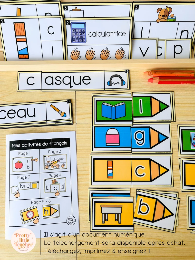 Mini Pack 1 Français sur l'école
