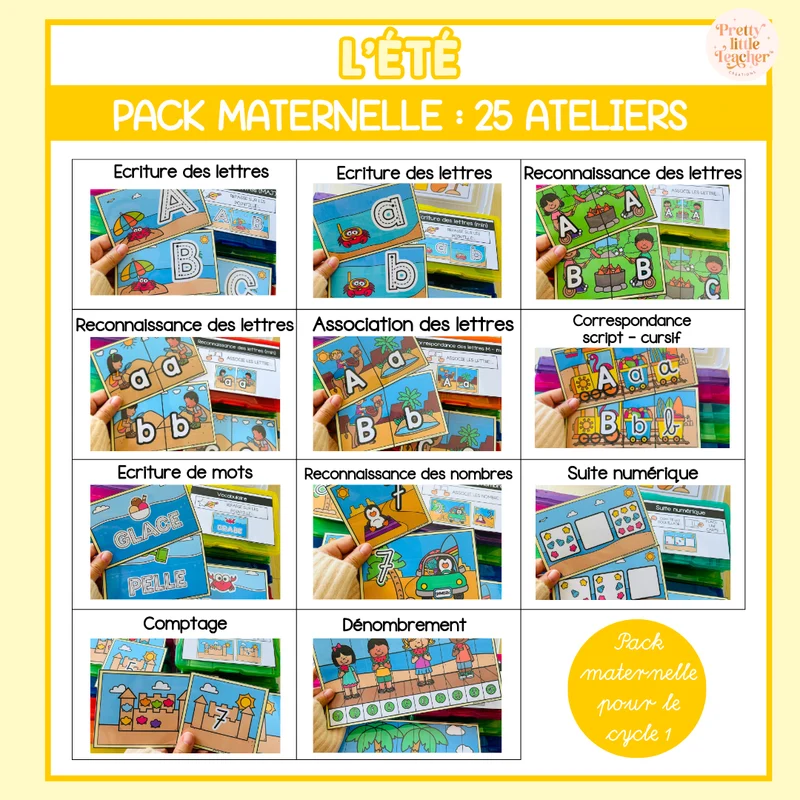 Pack Maternelle sur l'été