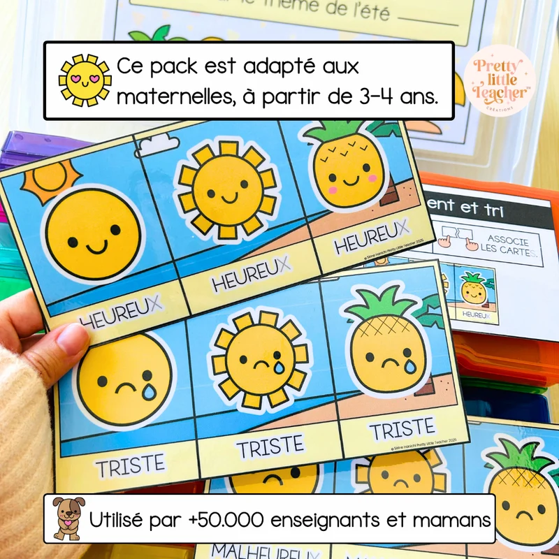 Pack Maternelle sur l'été