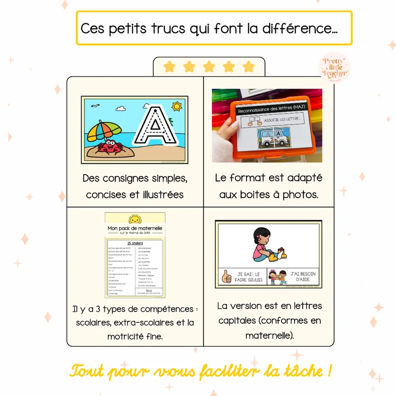 Pack Maternelle sur l'été