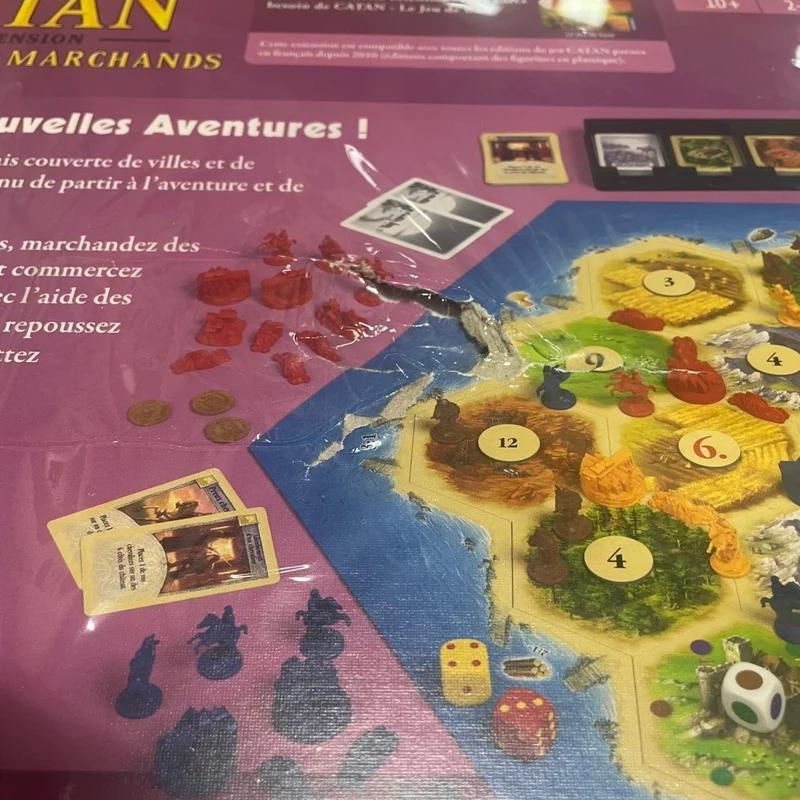 Boîte abîmée - Catan - Barbares et Marchands (ext.)