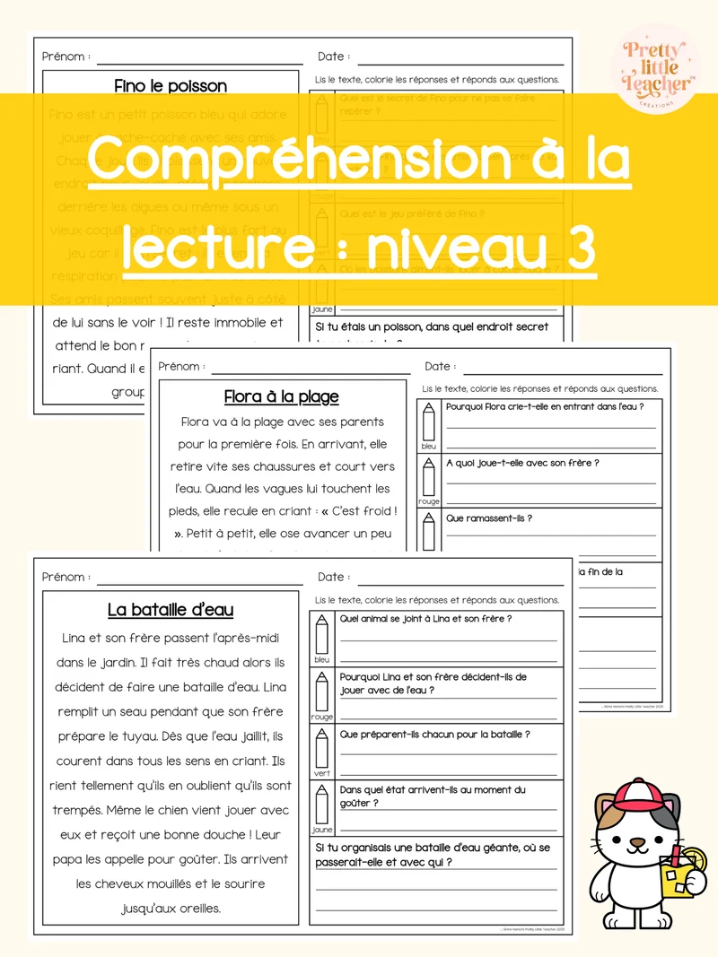 Lecture niveau 3 sur l'été
