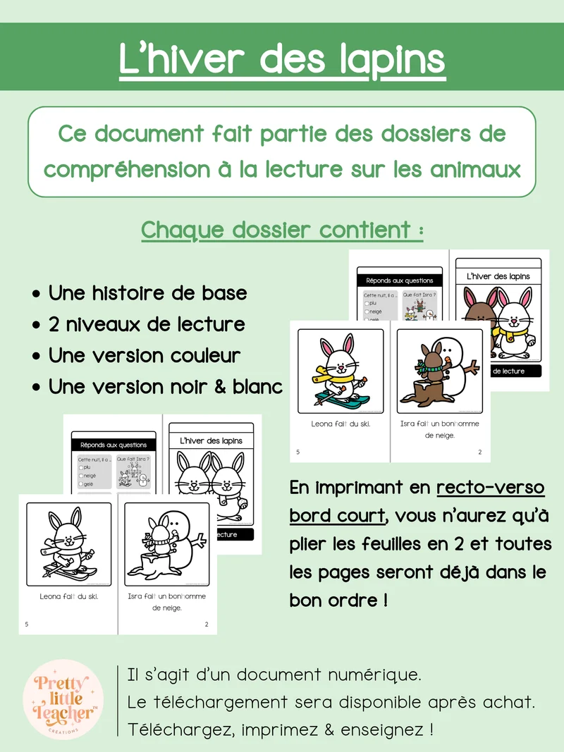 L'hiver des lapins (lecture)