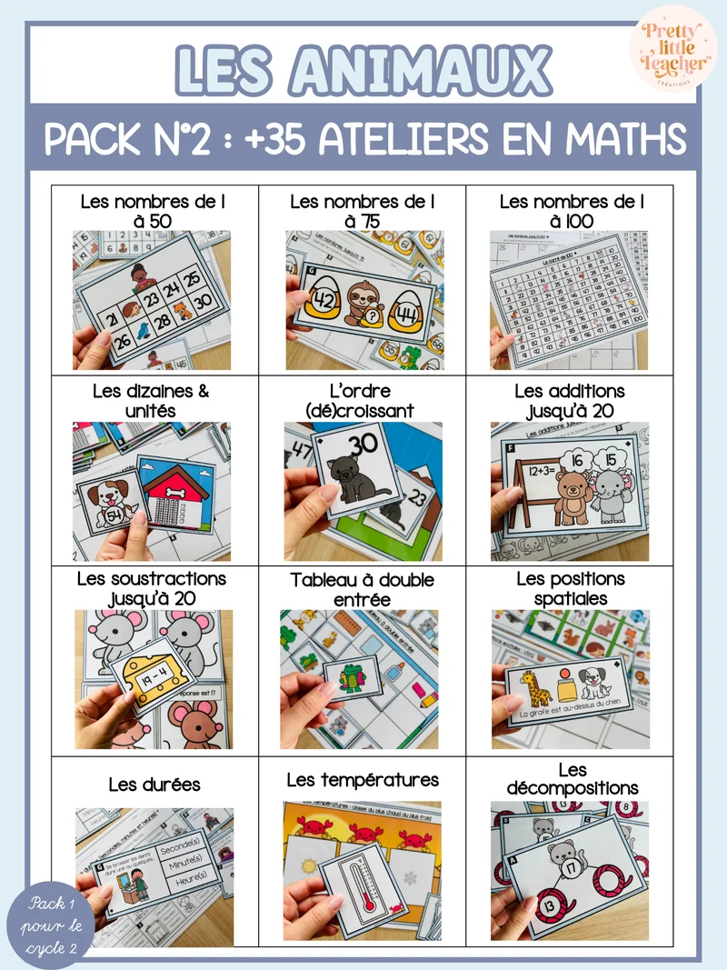 Pack 2 Mathématiques pour toute l'année