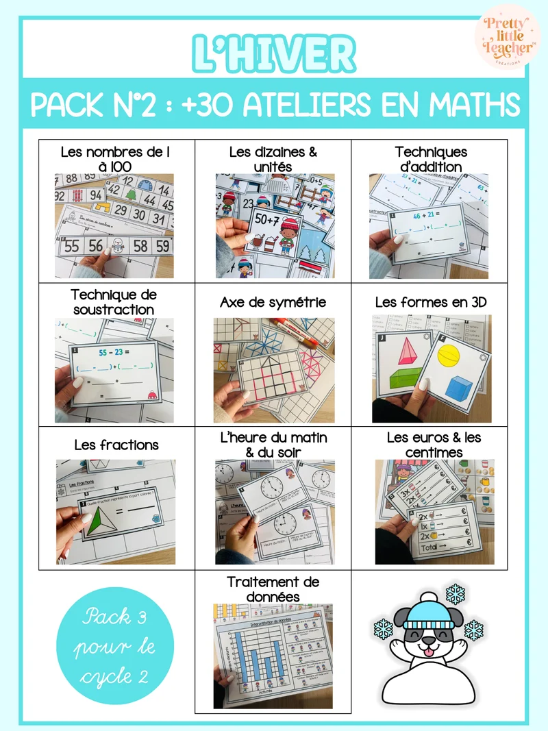 Pack 2 Mathématiques pour toute l'année