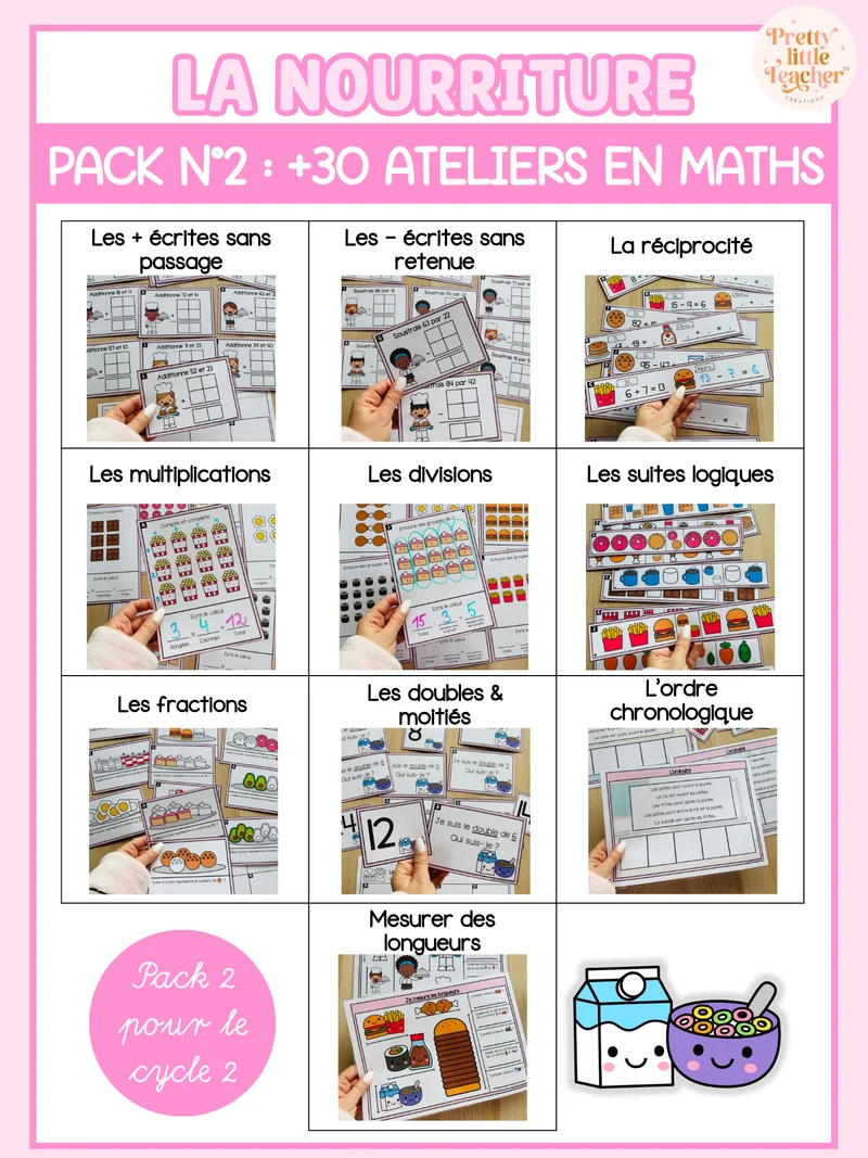 Pack 2 Mathématiques pour toute l'année