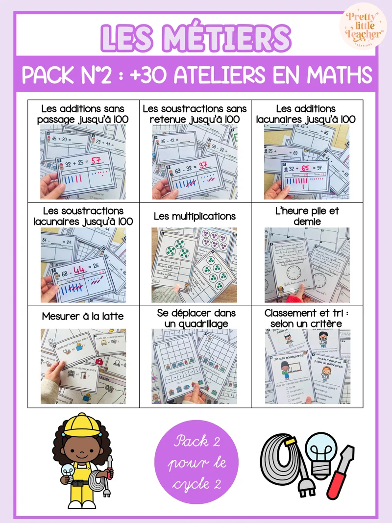 Pack 2 Mathématiques pour toute l'année