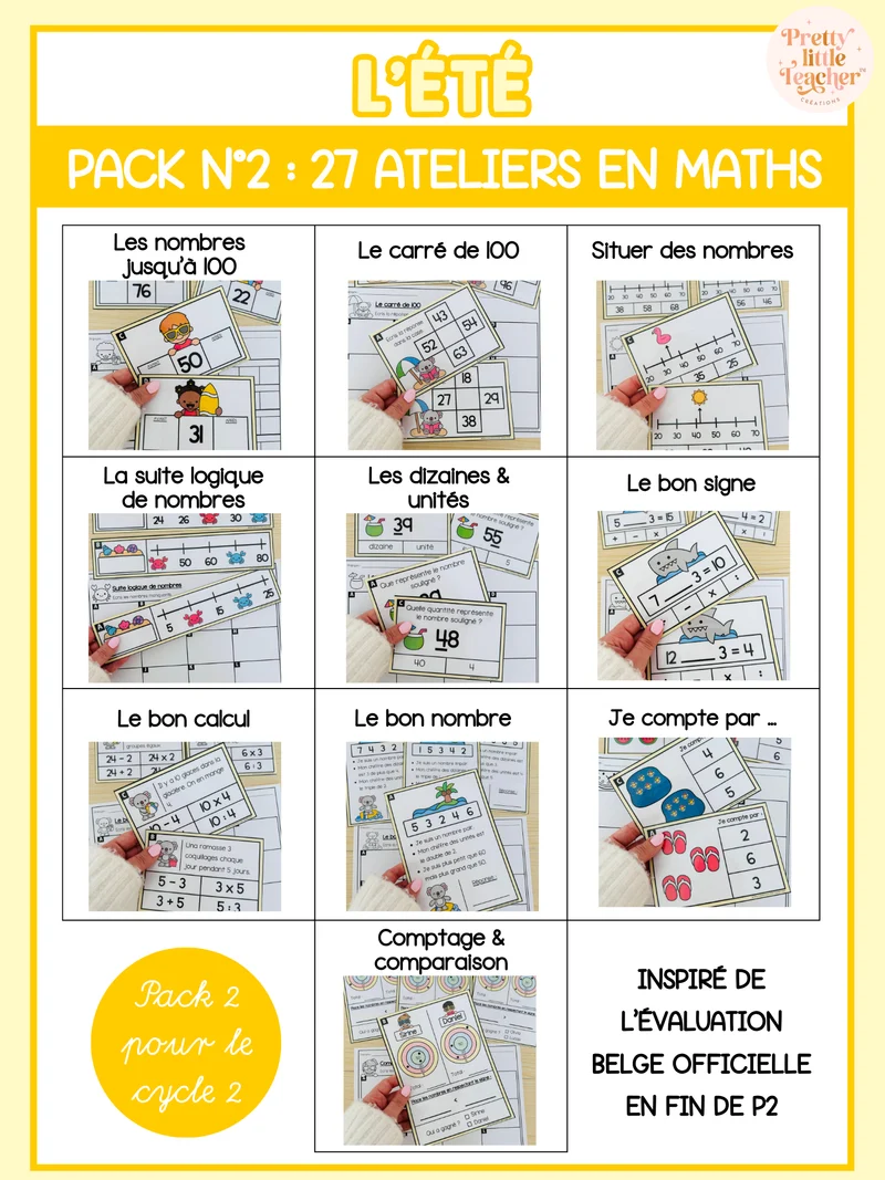Pack 2 Mathématiques pour toute l'année
