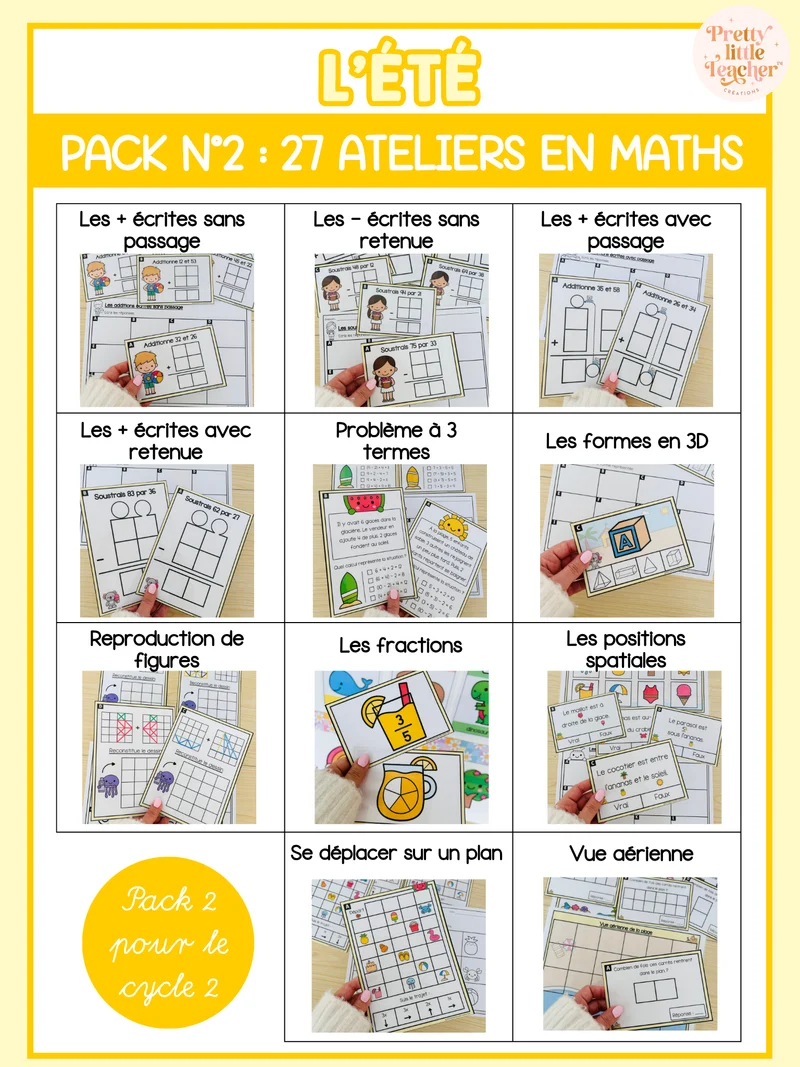 Pack 2 Mathématiques pour toute l'année