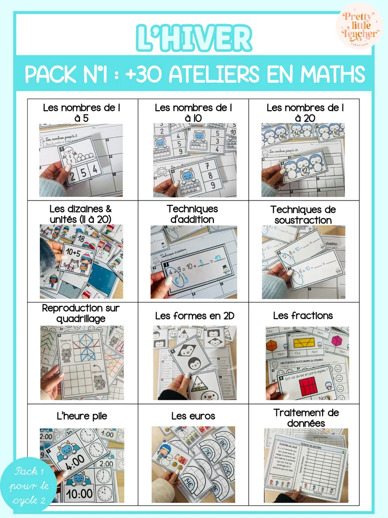 Pack 1 Mathématiques pour toute l'année