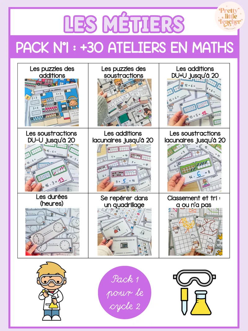 Pack 1 Mathématiques pour toute l'année