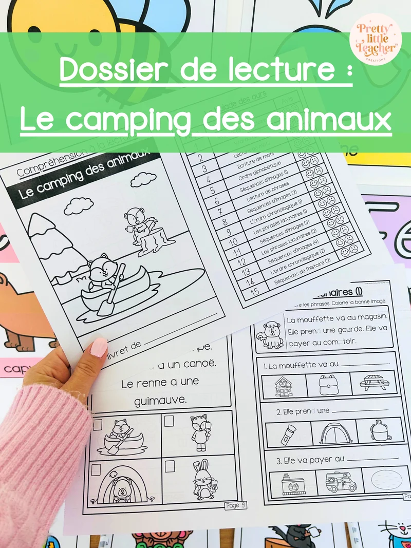 Le camping des animaux (lecture)