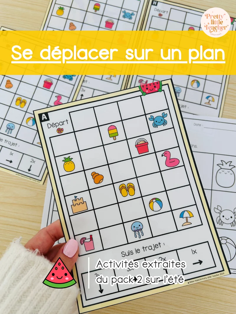 Se déplacer sur un quadrillage