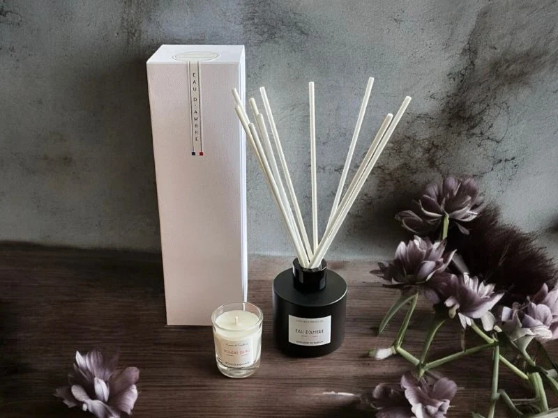 Coffret Diffuseur 100ml + une miniature bougie 50ml