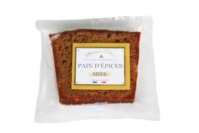 Tranche de pain d'épices au miel