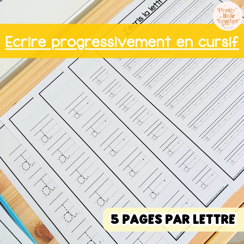 Livrets : j'apprends à écrire progressivement en cursif