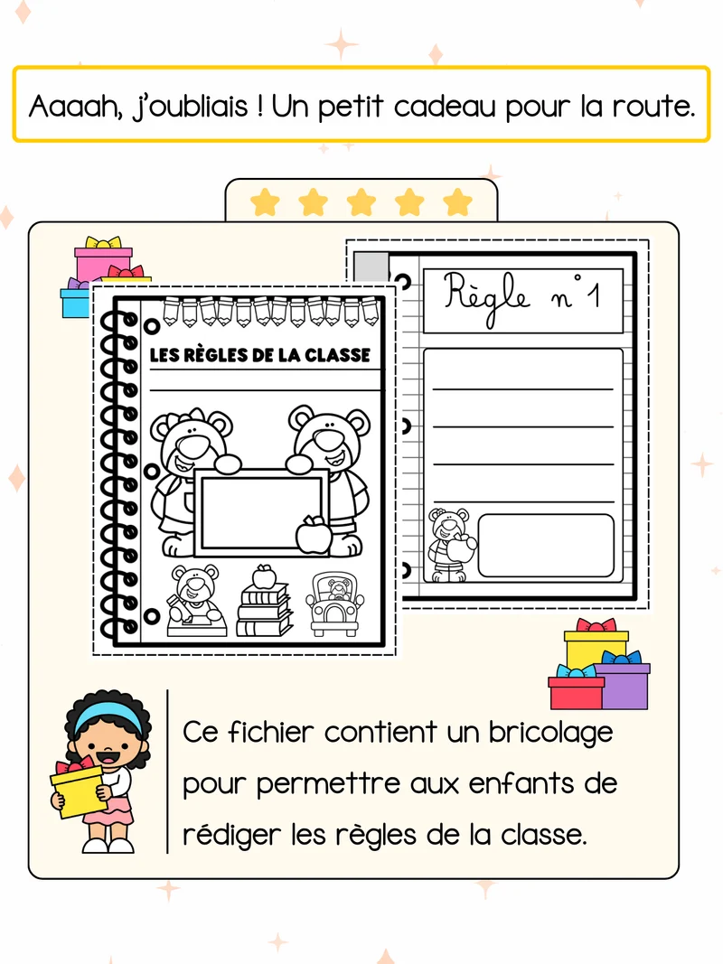 Lecture thème école : la rentrée des ours