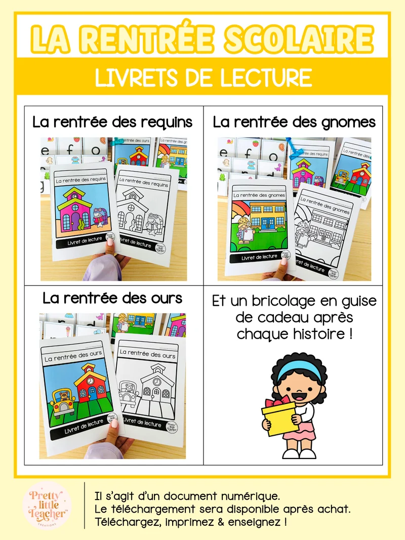 Pack : 3 lectures sur la rentrée