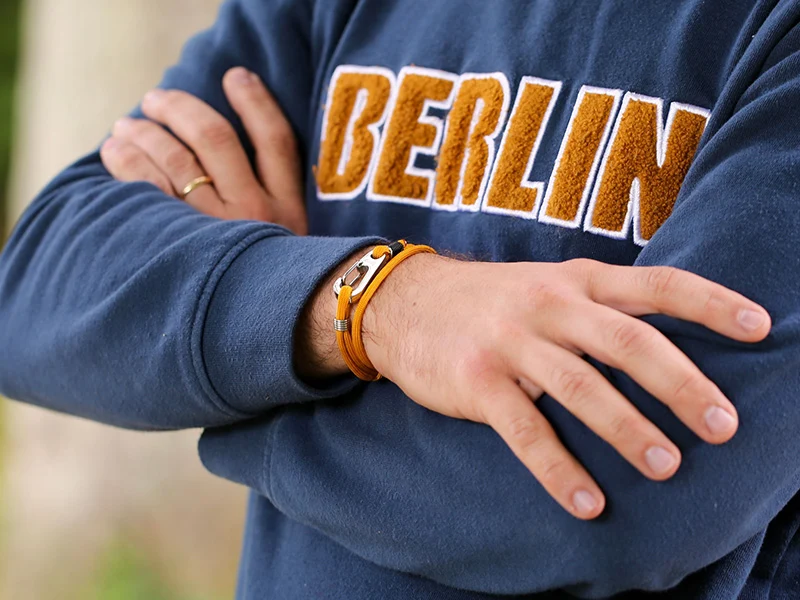 Bracelet Homme Mousqueton