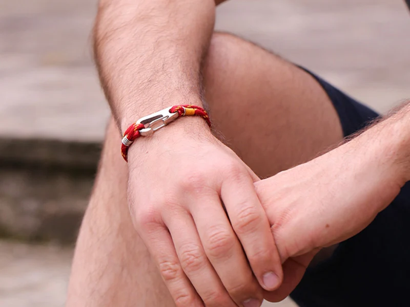 Bracelet Homme Mousqueton