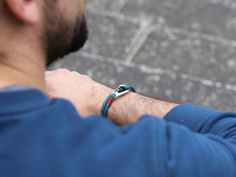 Bracelet Homme Mousqueton