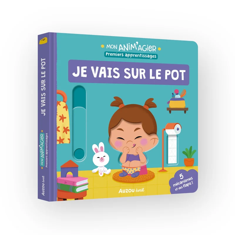Livre anim'agier | Je vais sur le pot