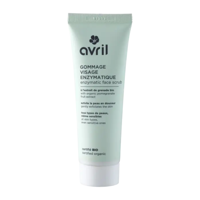 Gommage visage enzymatique certifié bio Avril
