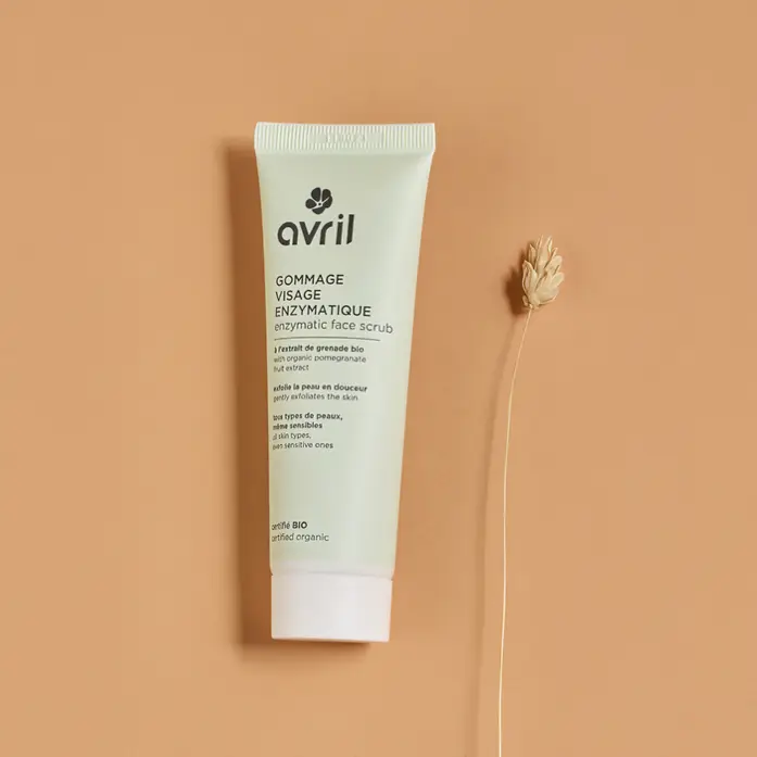 Gommage visage enzymatique certifié bio Avril