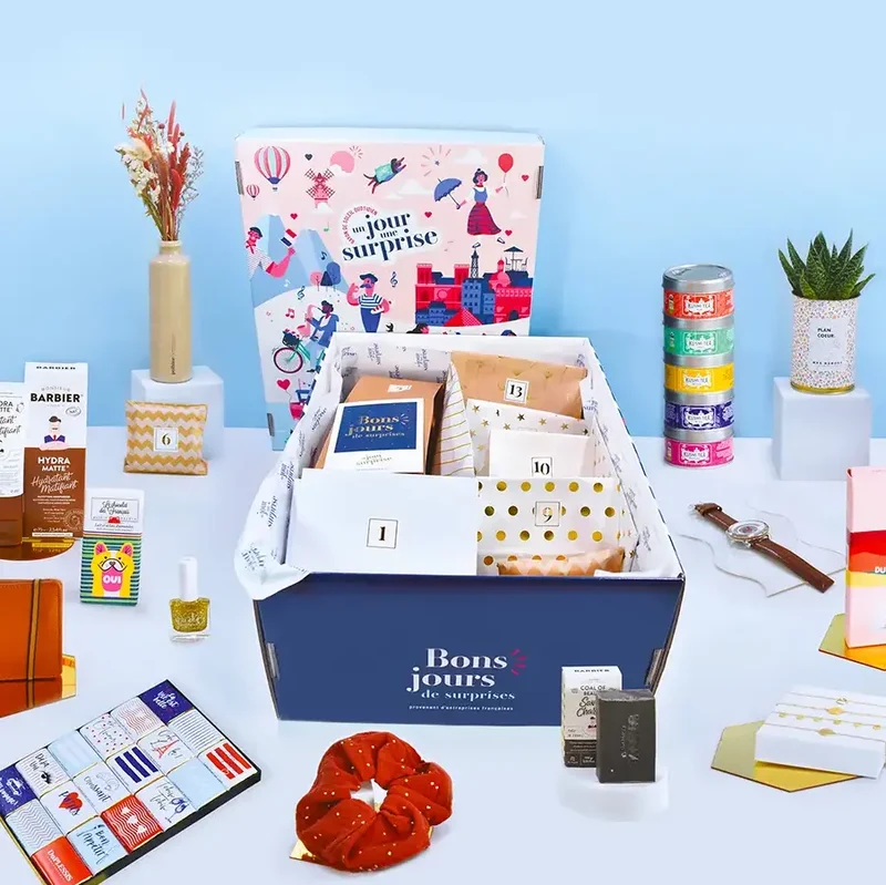 Calendrier de l’après femme avec vos surprises au choix