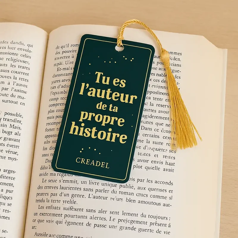 Marque-page « Tu es l’auteur de ta propre histoire »