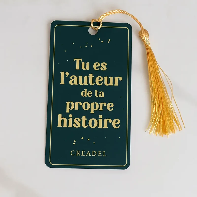 Marque-page « Tu es l’auteur de ta propre histoire »